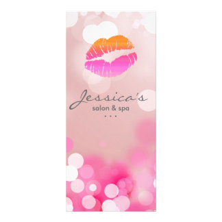 Cartes de Marketing Salon Maquillage Lèvres et lum