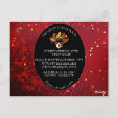 Cartes de masquerade élégante (Dos)