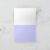 Cartes de Menorah de fleur de Hannukah (Intérieur)