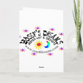 Cartes de Menorah de la Paix Terre (Dos)