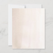 Cartes de menu Boho vert sauge et beige (Dos)