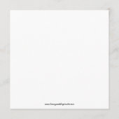 Cartes de Menu de Mariage Points Monogramme Rouge  (Dos)