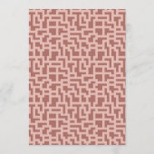 Cartes de menu du Mariage de conception personnali (Dos)