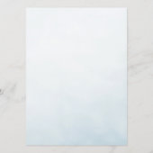 Cartes de menu fantaisie Perles et Prosecco (Dos)