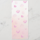 Cartes de menu Mariage Cherry Blossom/Sakura (Dos)