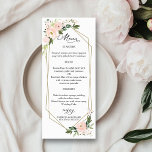 Cartes de menu Mariage géométrique floue élégante<br><div class="desc">Laissez-vous tenter par une fête à couper le souffle grâce à notre magnifique suite fleurie. Cette collection complète comprend tout ce dont vous avez besoin pour créer une atmosphère cohésive et élégante, avec des cartes de menu assorties, des serviettes personnalisées, des panneaux étonnants, des faveurs, et bien plus encore. N’hésitez...</div>