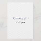 Cartes de menu mariage Las vegas (Dos)