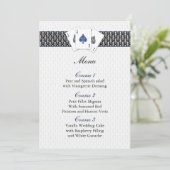 Cartes de menu mariage Las vegas (Debout devant)