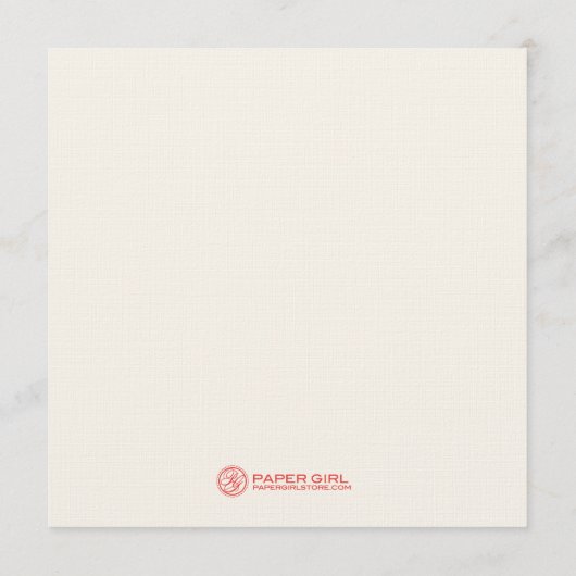 Cartes de menu Mariage Starfish (Dos)