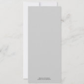 Cartes de menu pour réception de mariage (Dos)