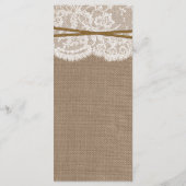 Cartes de menu Rustic Starfish Collection Mariage (Dos)