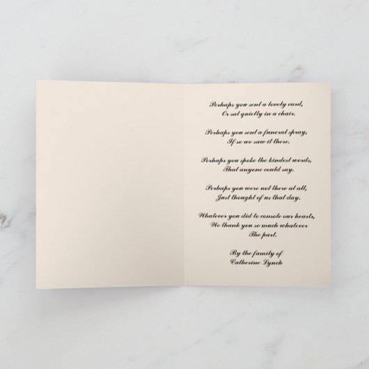 Cartes de Merci (Intérieur)