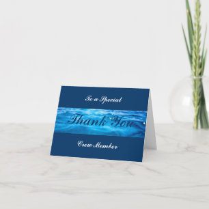 Cartes de Merci à l'équipage - personnalisable