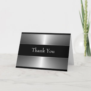 Cartes de Merci Black Silver