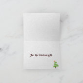 Cartes de Merci d'arbre de Noël (Intérieur)