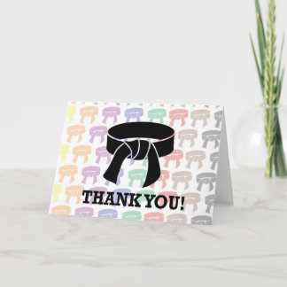 Cartes de Merci de ceinture noire