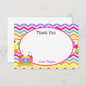 Cartes de Merci de Chambre de rebond (Devant / Derrière)