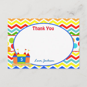 Cartes de Merci de Chambre de rebond