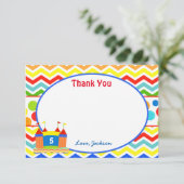 Cartes de Merci de Chambre de rebond (Debout devant)