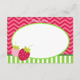 Cartes de Merci de fraise