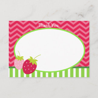 Cartes de Merci de fraise