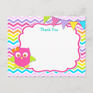 Cartes de Merci de hibou