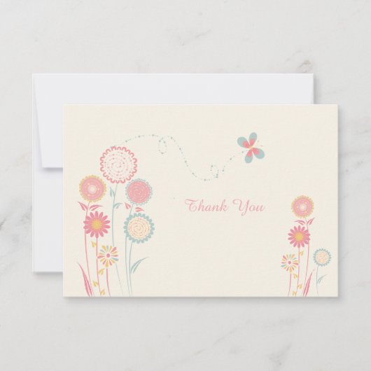 Cartes de Merci de journée de printemps (Devant)