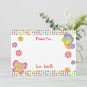 Cartes de Merci de papillon (Debout devant)