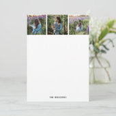 Cartes de Merci de souvenirs de photo (Debout devant)