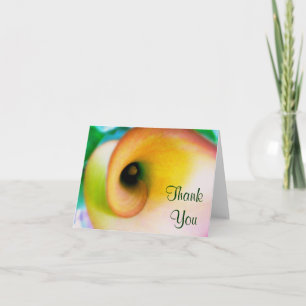 Cartes de Merci de zantedeschia