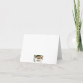 Cartes de Merci de zantedeschia (Dos)
