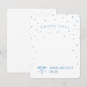 Cartes de Merci d'infirmière personnalisées par (Devant / Derrière)