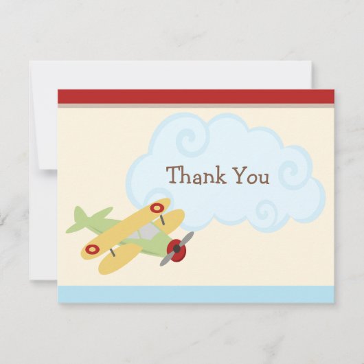 Cartes de Merci d'invitation de fête (Devant)