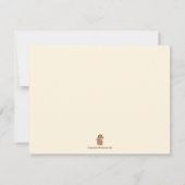 Cartes de Merci d'invitation de fête (Dos)