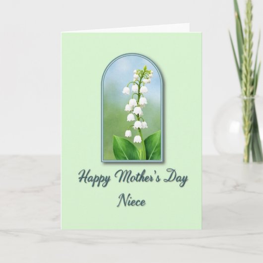 Cartes de Mère Fleurs Arquées (Devant)