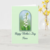 Cartes de Mère Fleurs Arquées (Fleur jaune)