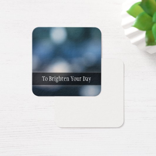 Cartes de message d'art Abstraites photo de Bokeh (Bureau)