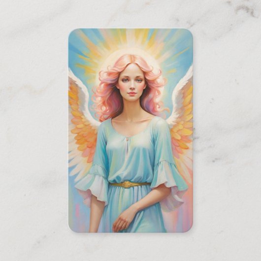 Cartes de message de l'oracle de l'ange vierge (Devant)
