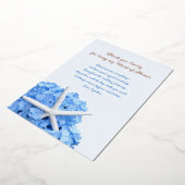 Cartes de message du Merci de la fête nuptiale (Rotation)