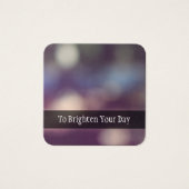 Cartes de message photo Abstraites violettes (Devant)