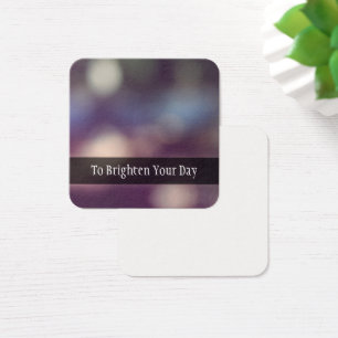 Cartes de message photo Abstraites violettes