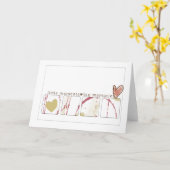 Cartes de message simples (Fleur jaune)