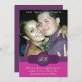 Cartes de mise en vente avec monogrammes de banniè (Devant / Derrière)