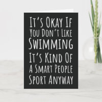 Cartes de natation drôles Humoristiques Humour Nag