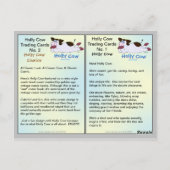 Cartes de négociation collective Holly Cow #1 et # (Dos)