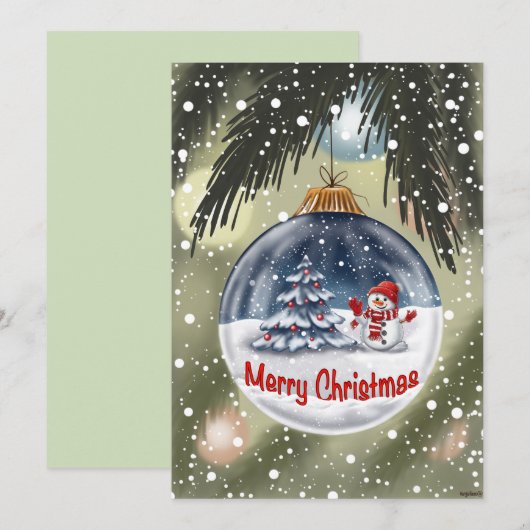 Cartes de Noël (Devant / Derrière)