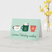 Cartes de Noël (Fleur jaune)