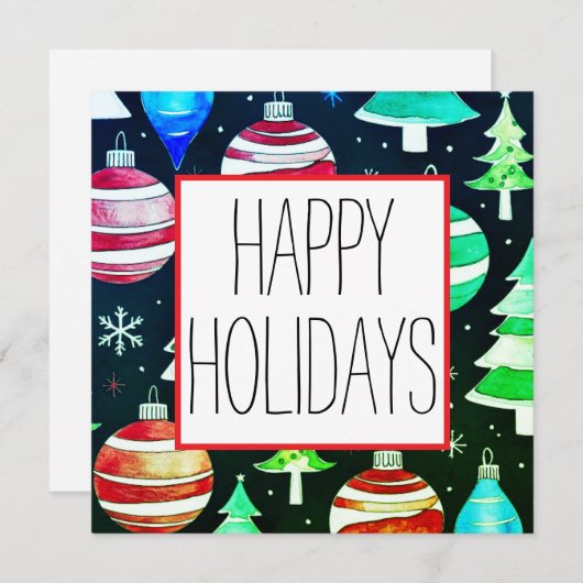 Cartes de Noël (Devant / Derrière)