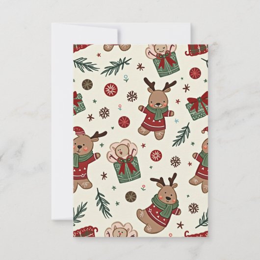 Cartes de Noël (Dos)