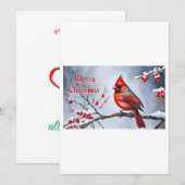 cartes de Noël (Devant / Derrière)